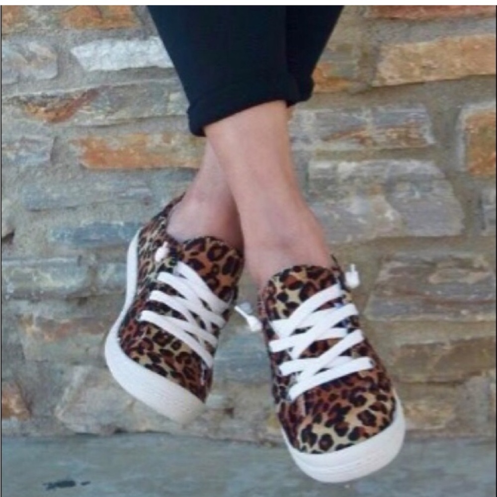 JENN ARDOR Leopard Sneakers Sz 8 EXCELLENT CONDITION